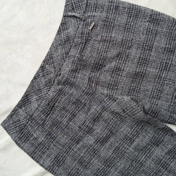 7th Ave NY&CO Black & Gray Knit Wide Leg Trousers size 18 - Picture 11 of 12